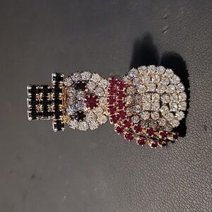 Eisenberg Ice Snowman Brooch